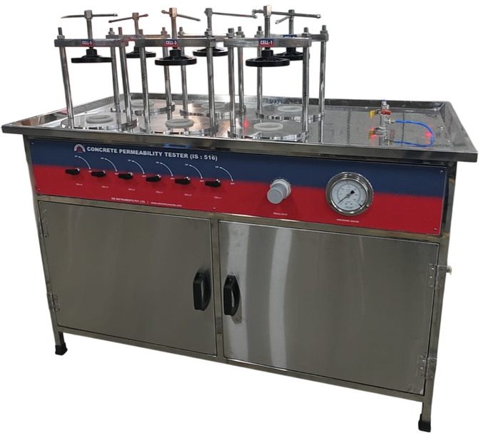 CONCRETE PERMEABILITY TESTER - 6 CELL - COMPACT